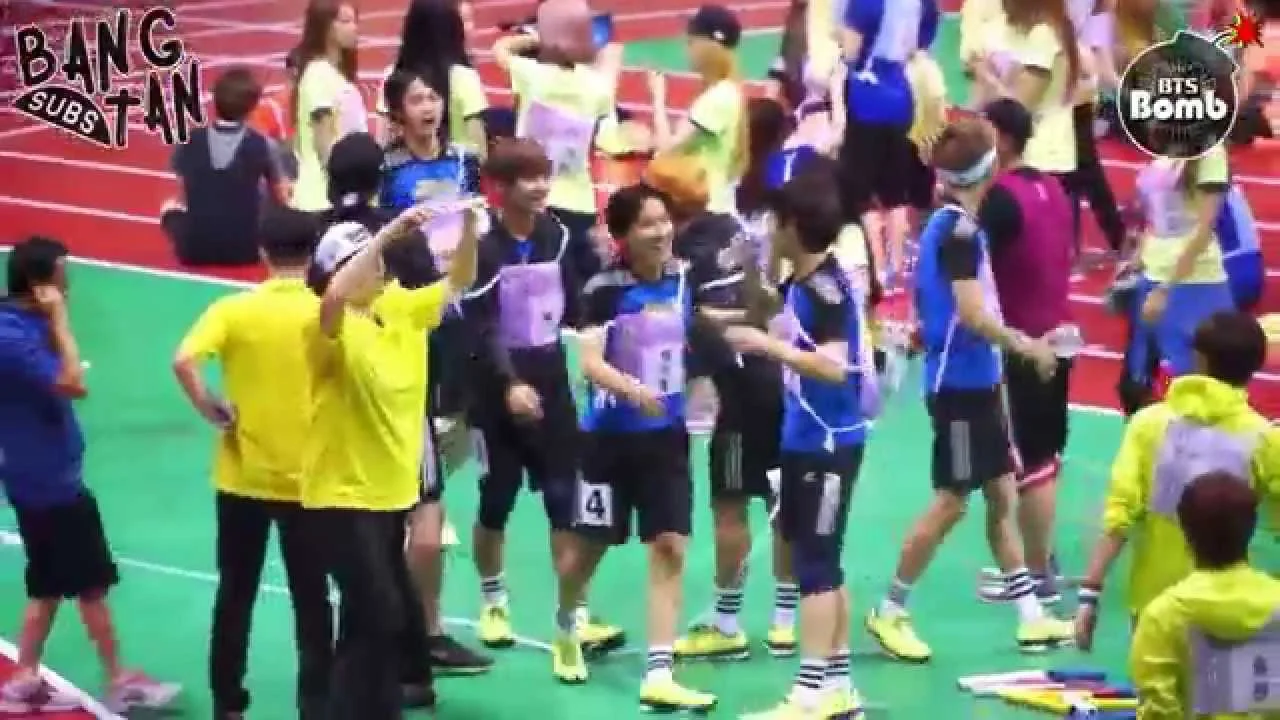 150929 [BANGTAN BOMB] a 400-meter relay race @ ISAC