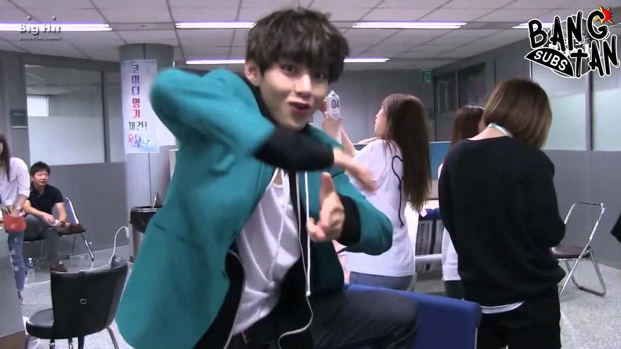 150729 [BANGTAN BOMB] Let's learn point dance with V