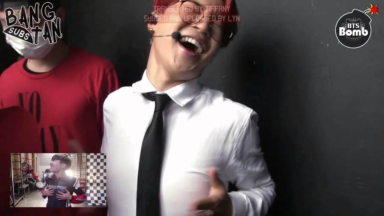 150715 [BANGTAN BOMB] j-hope s gesture at 'DOPE' MV