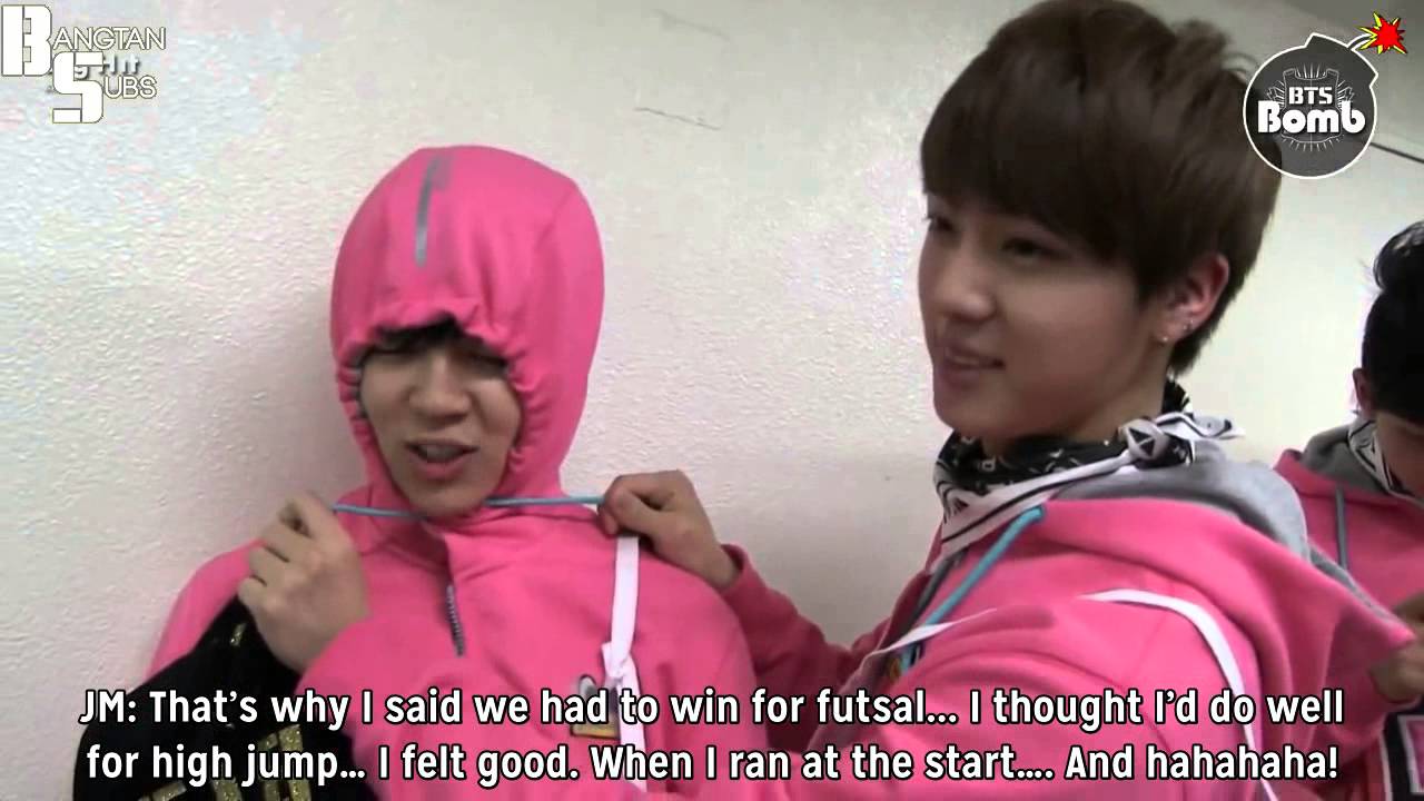 140130 [BANGTAN BOMB] Jump! Jimin entered the high jump