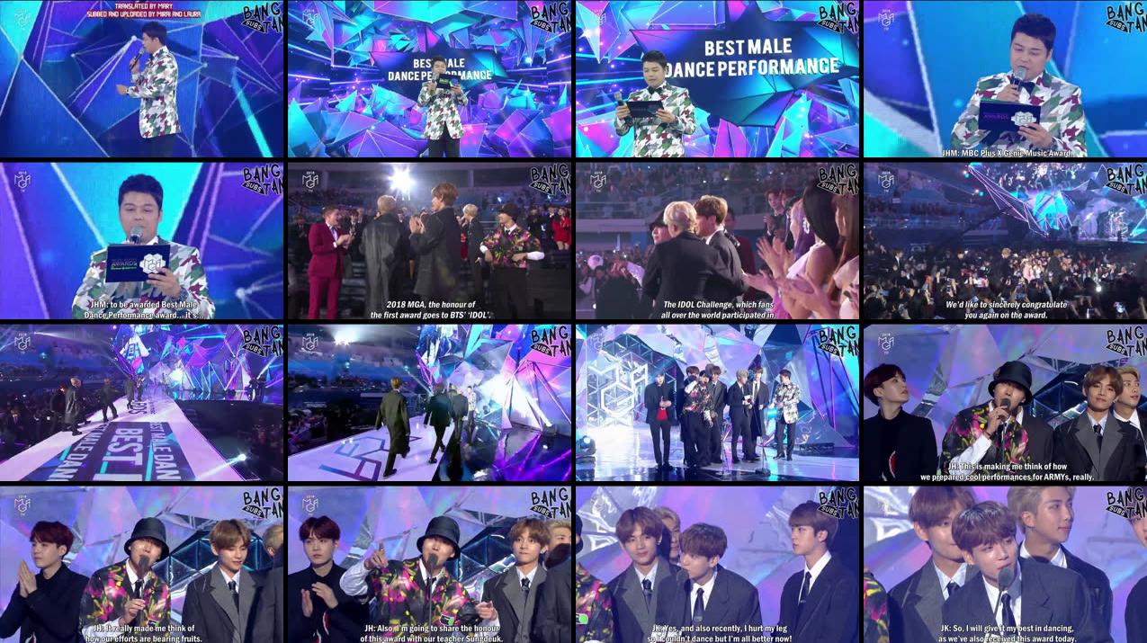 181106 MGA - Best Male Dance Performance
