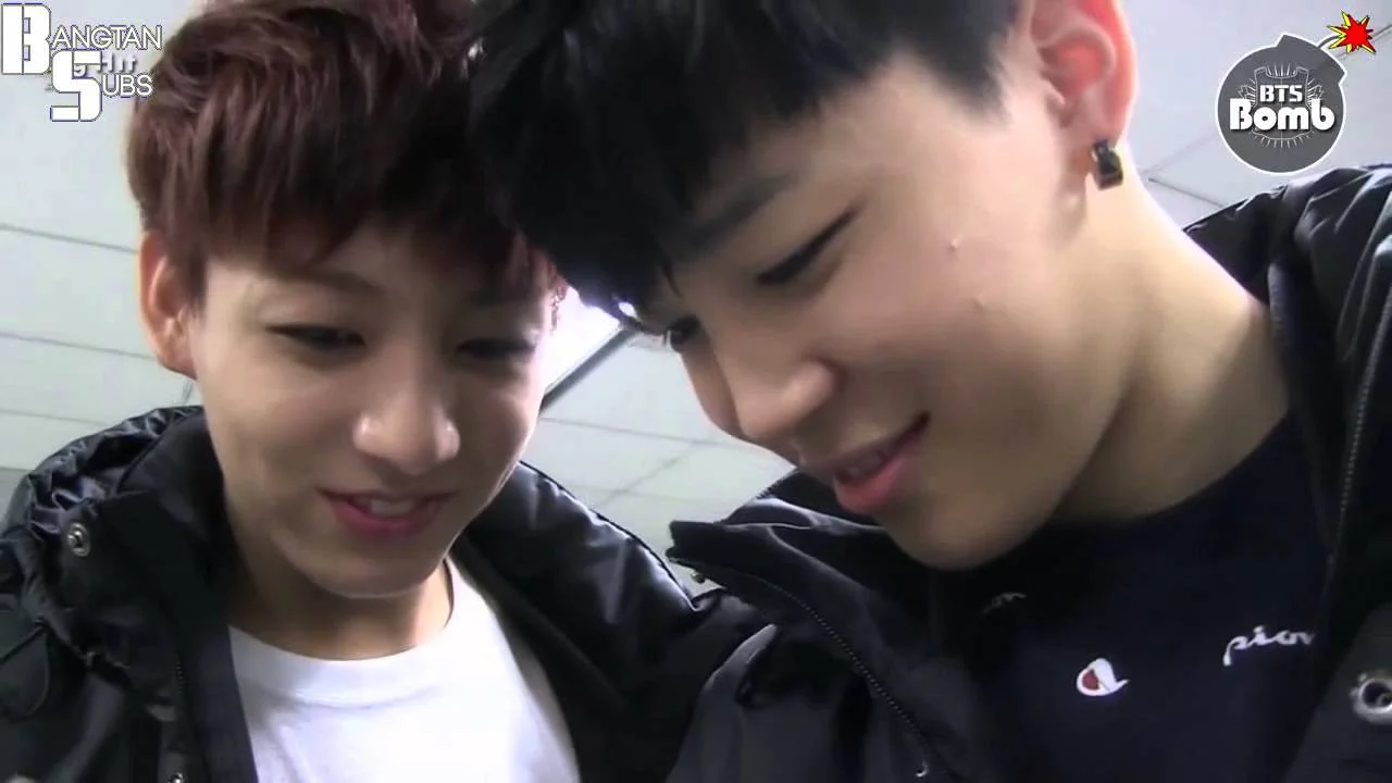140407 [BANGTAN BOMB] Rap making by Jimin &amp; Jung Kook