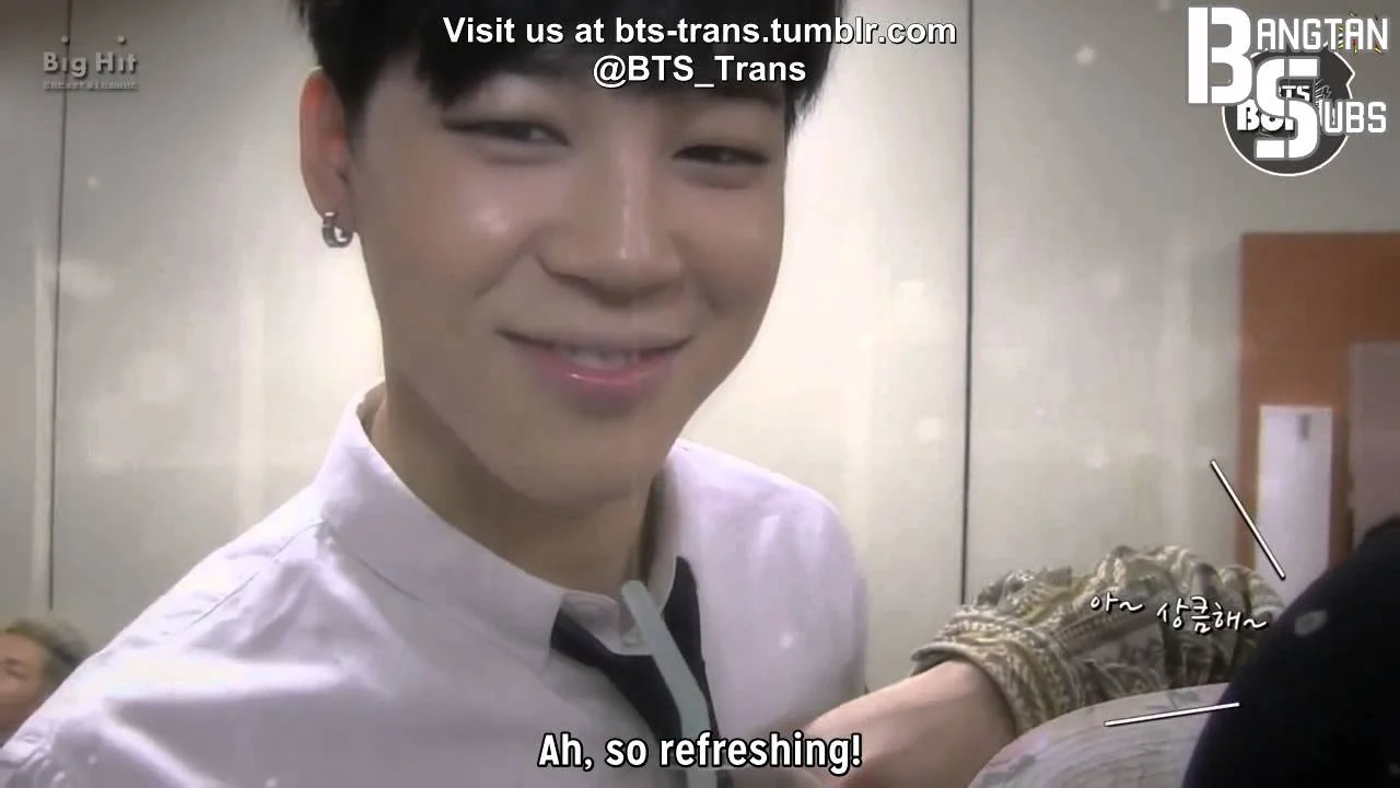 140531 [BANGTAN BOMB] Jimin's Kiwi Juice CF