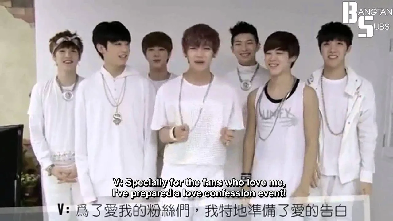 V's Love Confession for Taiwan Fans