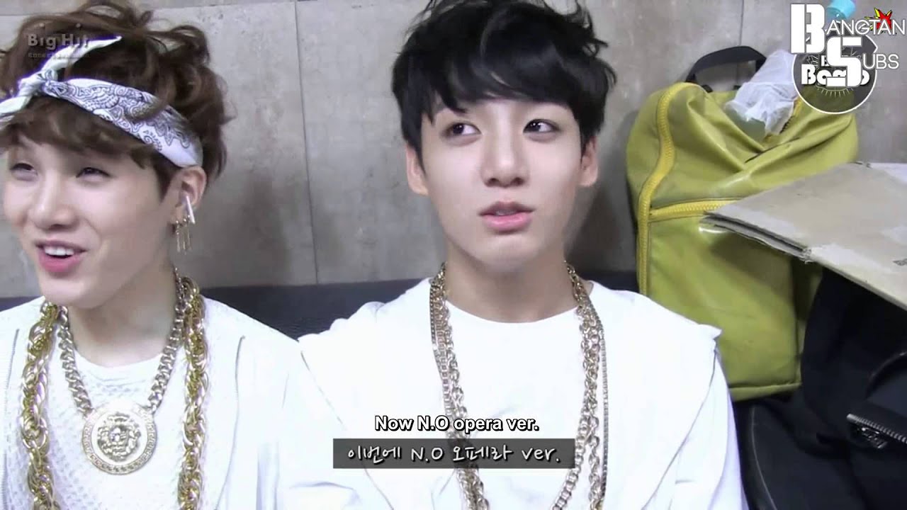 131022 [BANGTAN BOMB] N.O Trot ver by Jungkook and Opera ver by BTS