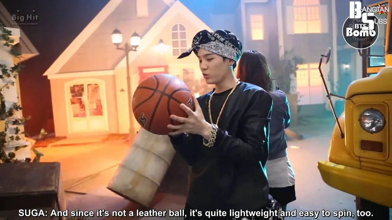 130811 [BANGTAN BOMB] Suga with basketball