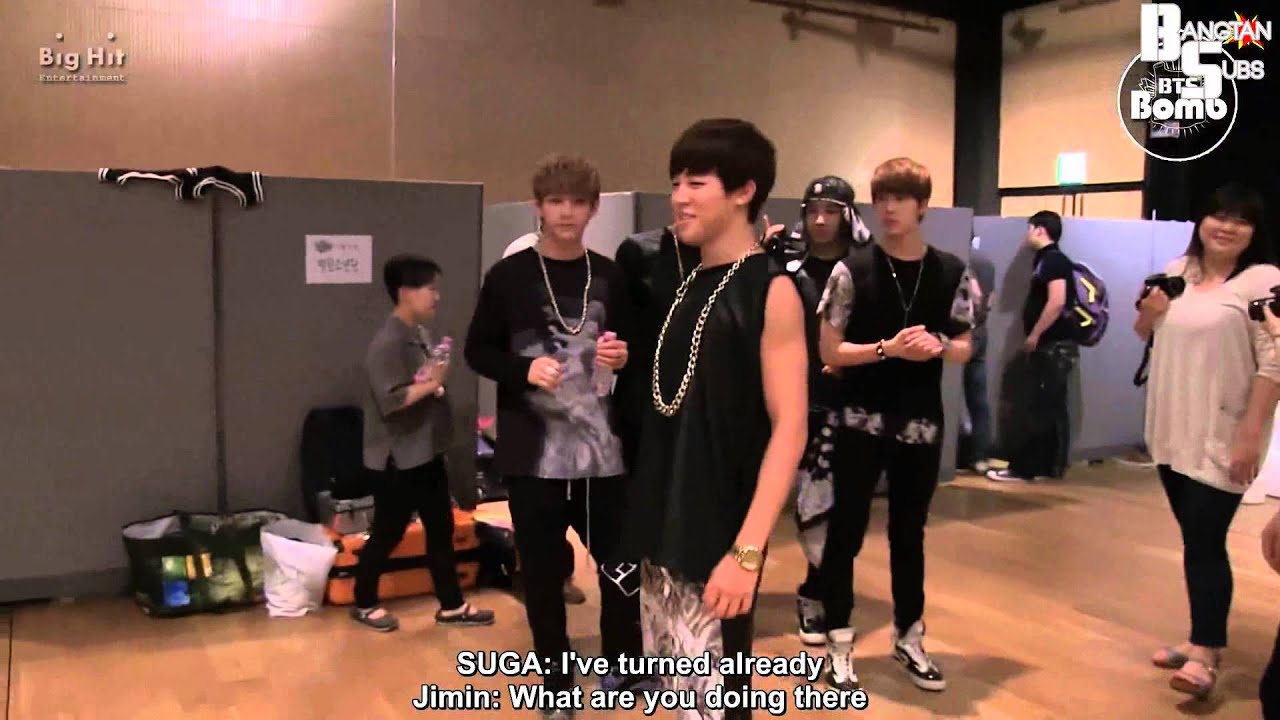 130805 [BANGTAN BOMB] Jimin's Tumbling Skill