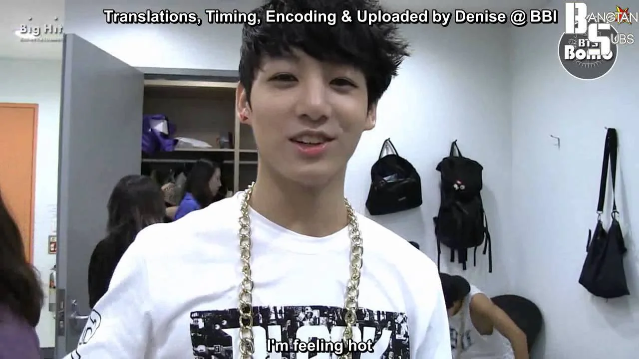 130704 [BANGTAN BOMB] Jungkook 'It's hot right'
