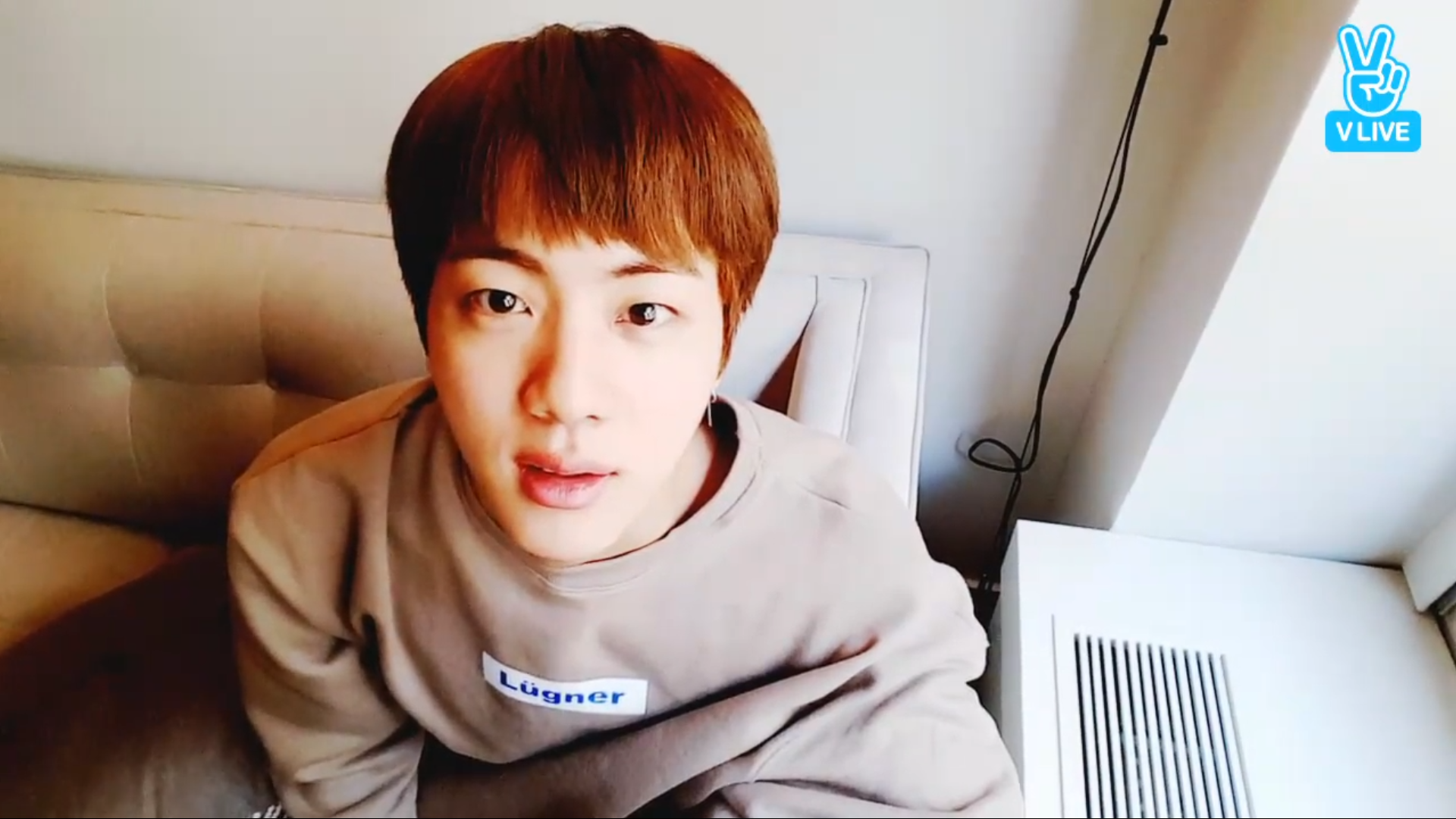 170323 Jin's😘 Building up confidence broadcast