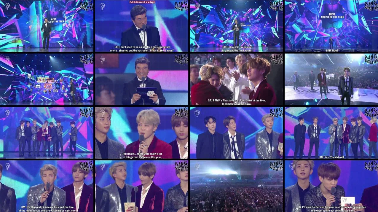 181106 MGA - Daesang for Best Artist of the Year