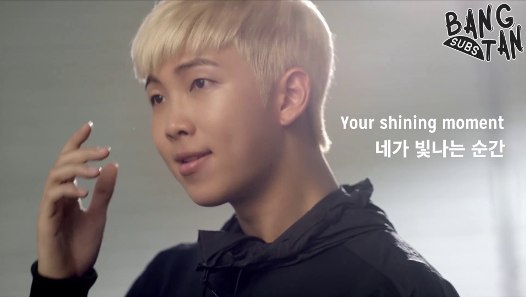 160919 PUMA - Your Shining Moment BOG SOCK X BTS : ISSUE 4. Rap Monster
