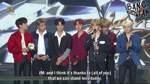 180111 Golden Disc Awards - Daesang for the Physical Albums Category