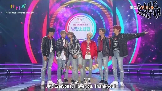 171202 Melon Music Awards - BTS Wins Best Song of the Year