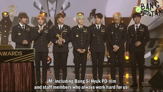 160121 Golden Disc Awards - BTS Wins Disc Bonsang