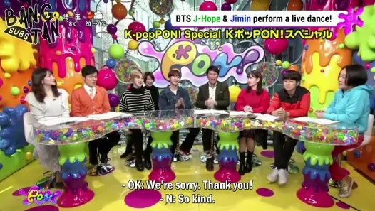 180207 NipponTV PON! J-Hope &amp; Jimin Cuts