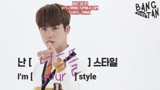 180125 SMART X BTS - Say It With Style : Jin Version