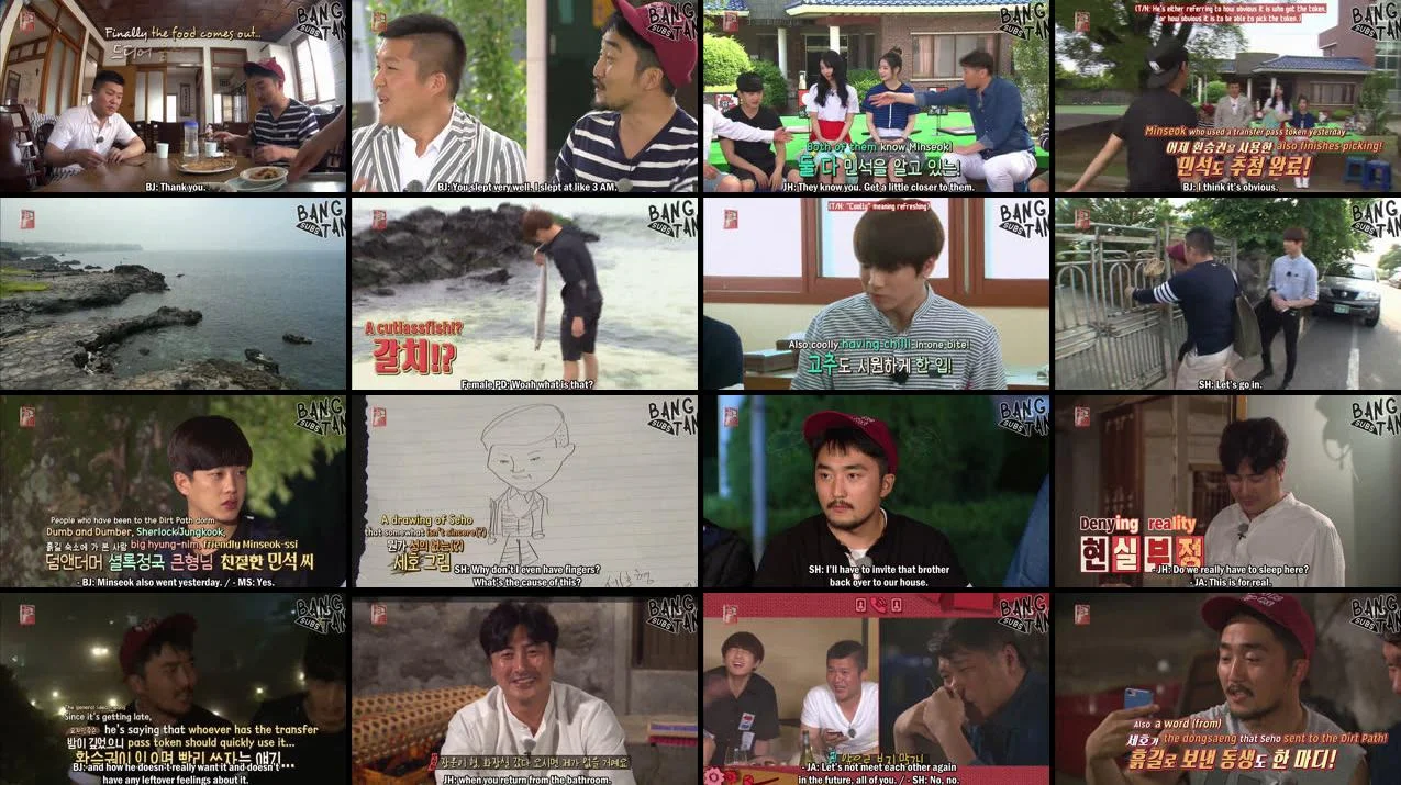 160716 Flower Crew - Episode 2 (With Jungkook)