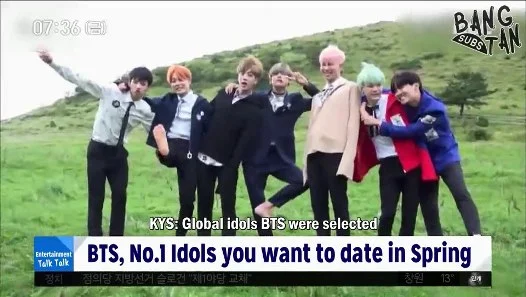180511 MBC News Today Entertainment Talk Talk - No.1 idols you want to date in Spring