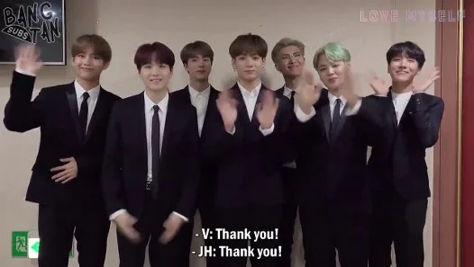 181101 BTS' Message for The First Anniversary of the LOVE MYSELF campaign