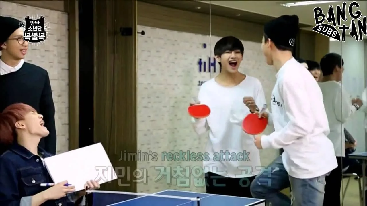 150605 [NAVER STAR CAST] BTS' Lucky Draw - EP 4 (Table Tennis)