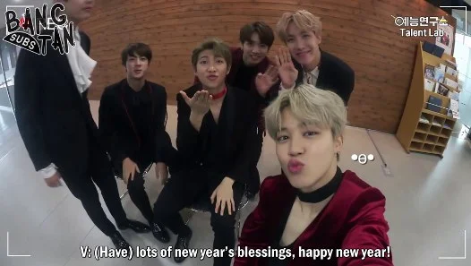 170101 [SelfCam] BTS’ New Year Greetings♥