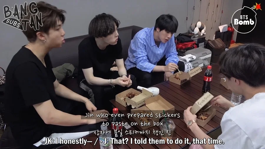 190318 [BANGTAN BOMB] Worldwide Handsome's Chicken!
