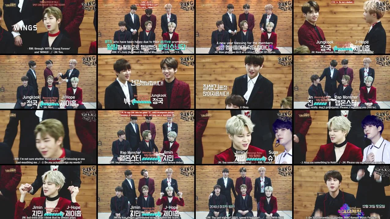 161231 Korean Music Festival - New Year Blessings Relay