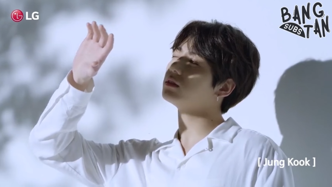 180702 LG G7 ThinQ: Main TVC with BTS - Behind the Scenes, Jung Kook, Super Bright Display
