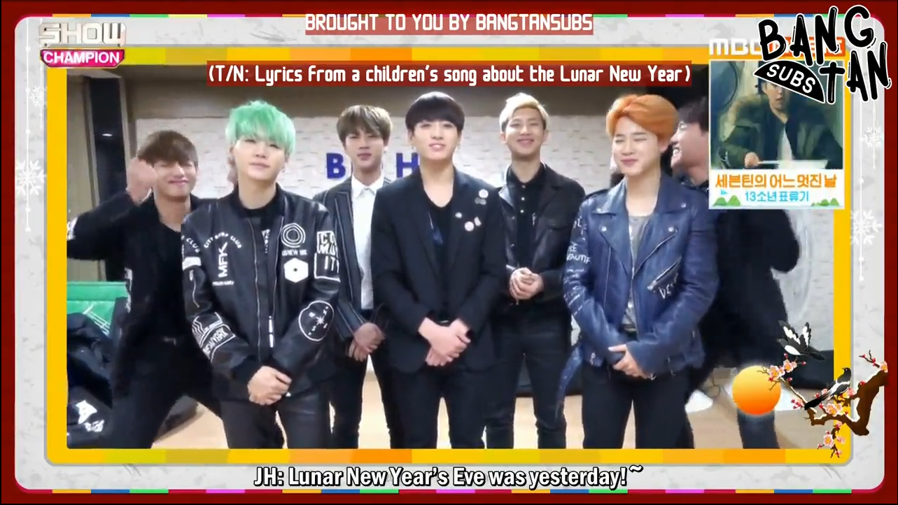 160210 Show Champion New Year Greeting