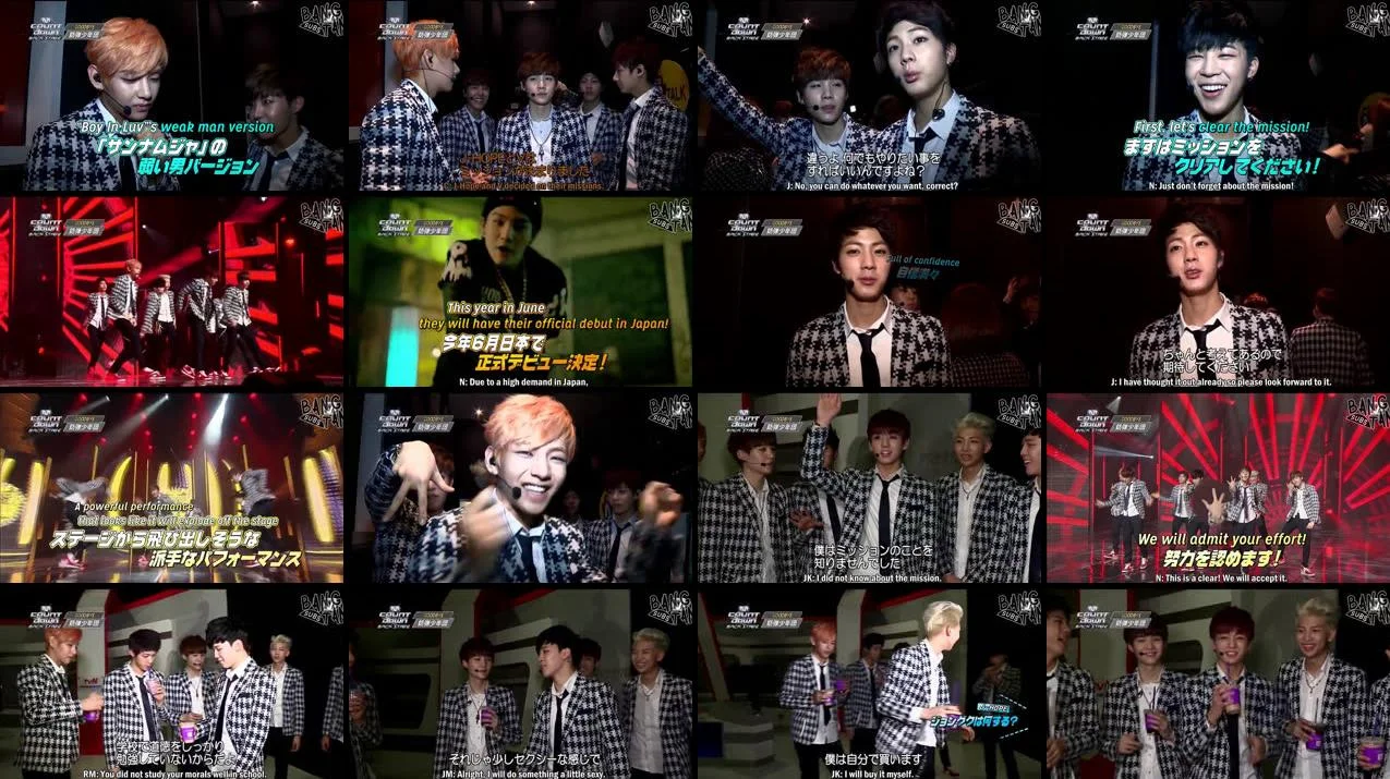 140404 M!Countdown Backstage