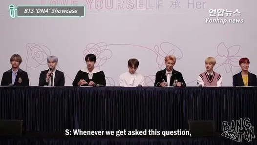 170918 BTS ‘DNA’ Showcase -TALK- (LOVE YOURSELF 承 Her, MIC Drop)