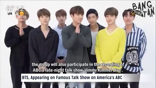 171109 MBC Entertainment Today - BTS, Appearing on Famous Talk Show on America's ABC