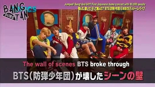 171022 TV Tokyo Japan Countdown - BTS, The groups that has climbed over numerous walls