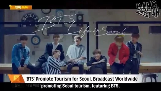 170914 MBC Evening News Entertainment Talk talk - 'BTS' Promote Tourism for Seoul, Broadcast Worldwide