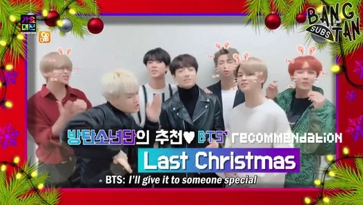 171225 Gayo Daejeon - The best Christmas song that BTS recommends this year is?