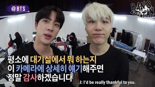 171215 [@BTS] Ep.2 One-Take Interview (KimEllenSeokjinShow ver.) in MAMA