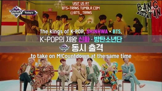 180830 M!Countdown - Today's (BTS &amp; SHINHWA)