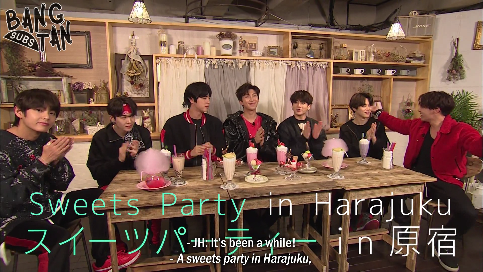 180706 We Love BTS: "Sweets Party in Harajuku"