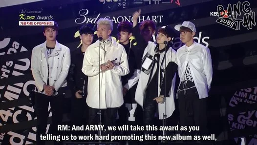 140212 Gaon Chart K-POP Awards - BTS Wins Best New Artist Award