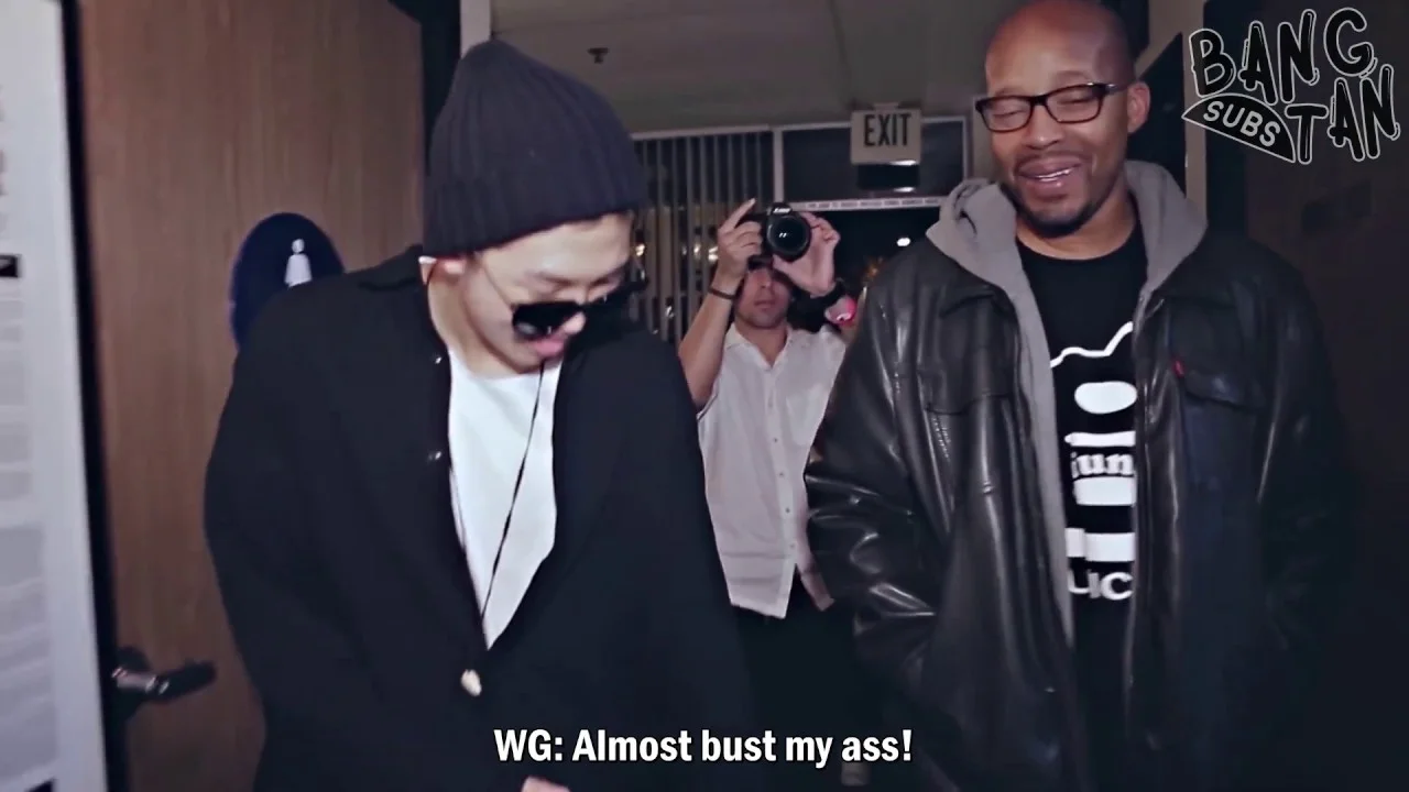 150308 [BTS in NAVER STAR CAST] Rap Monster with Warren G (2/3)