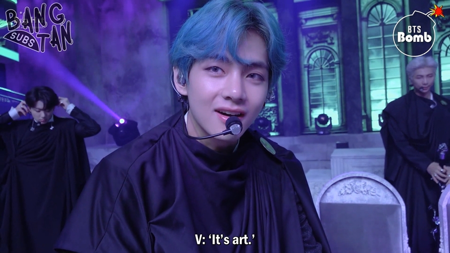 190724 [BANGTAN BOMB] V's idea of loving art