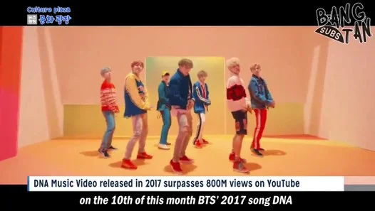 190812 KBS Culture Plaza - BTS' Japanese single surpasses 1 million copies in accumulated sales &amp; DNA MV surpasses 800M views on YouTube