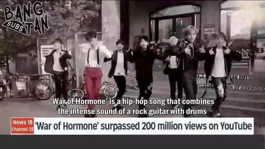 190818 Yonhap News TV - 'War of Hormone' surpassed 200 million views on YouTube