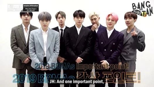 190430 [Exclusive LIVE Broadcast] 2019 BBMAs! BTS X HALSEY First Performance on TV!