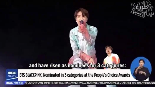 190905 MBC News - BTS nominated in 3 categories at the 'People's Choice Awards'