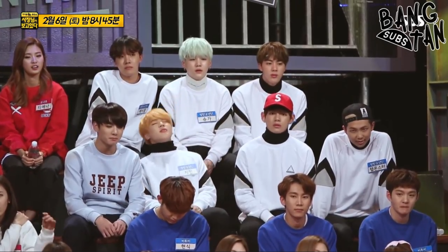 160202 The Boss is Watching [First in public] ‘Beagle-dol’ Close-cam shows BTS acting no different in front of their boss 