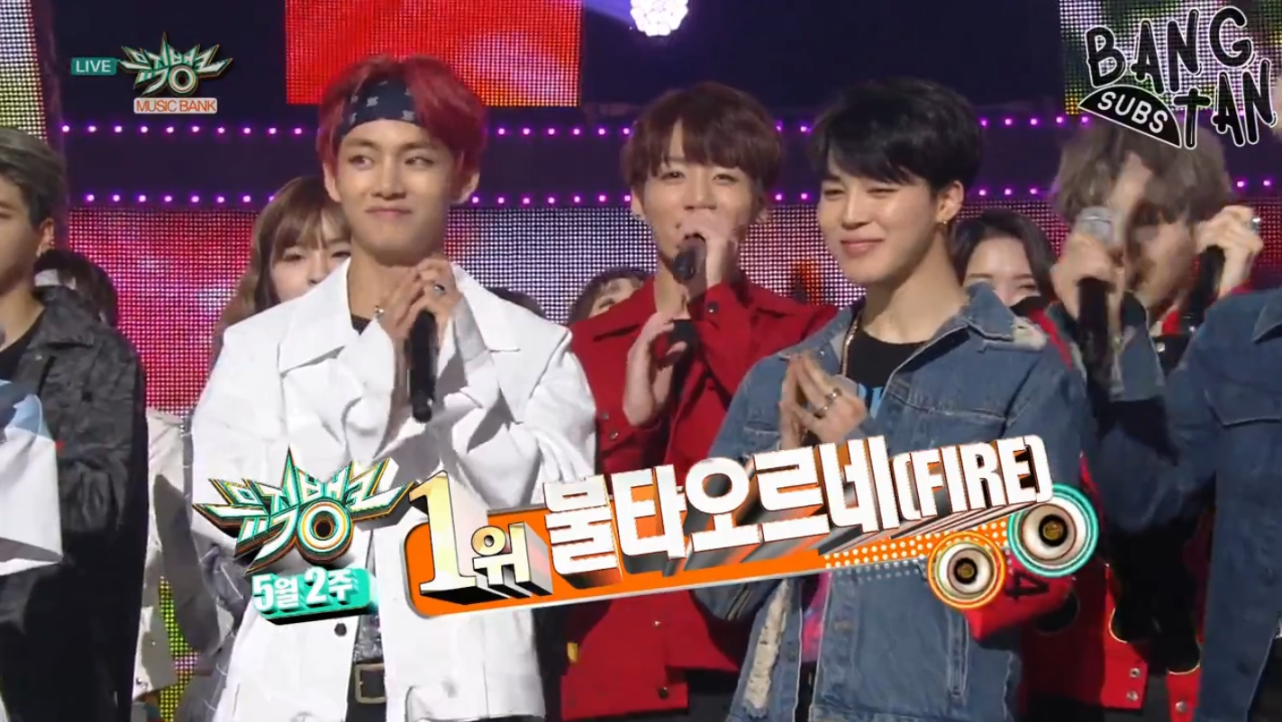 160513 Music Bank - 1st Place 