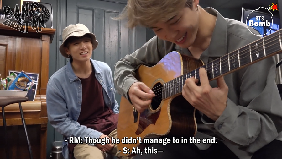 190923 [BANGTAN BOMB] Let's play guitar!