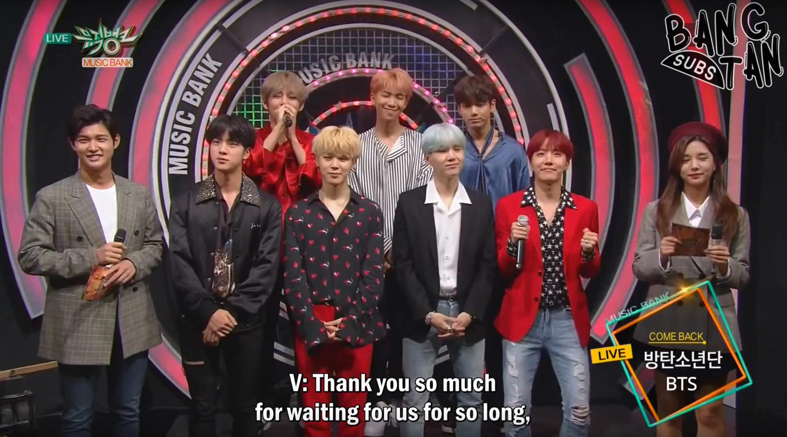 170922 Music Bank - Waiting Room Interview