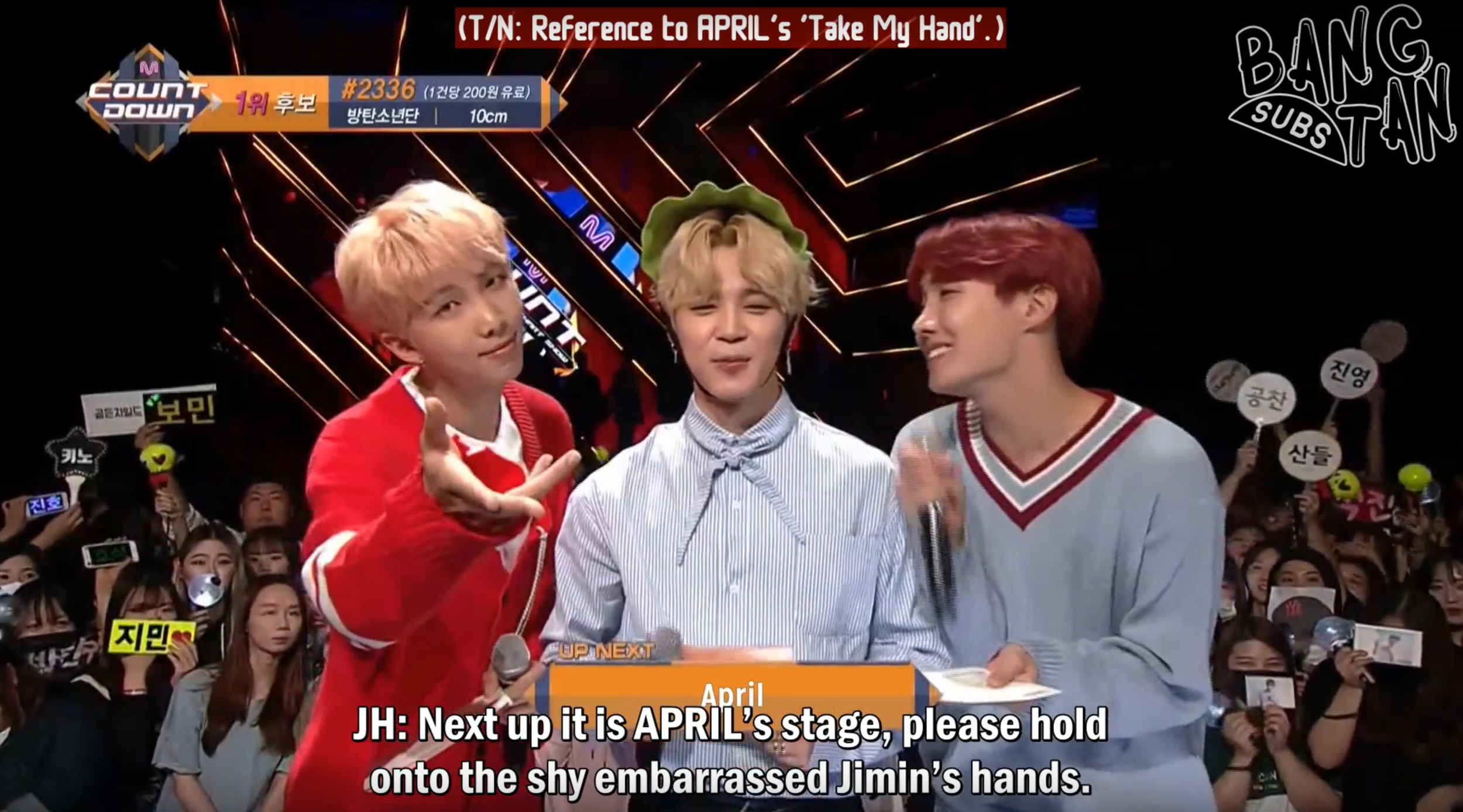 170928 M!Countdown - Special MC RM, J-Hope &amp; Jimin